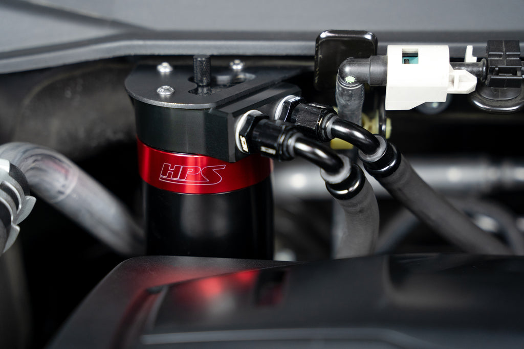 HPS Performance Oil Catch Can Kit Red (860-015)