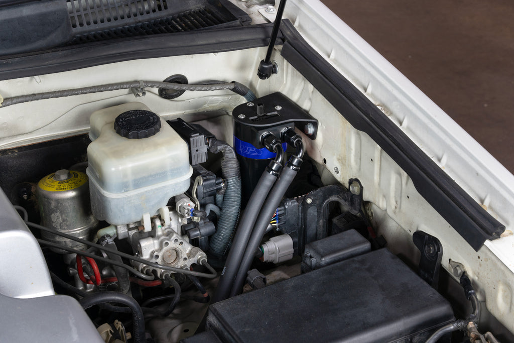 HPS Performance Oil Catch Can Kit Blue (860-019BL)