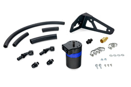 HPS Performance Plug and play oil catch can kit, separates oil from PCV system. (860-023BL)