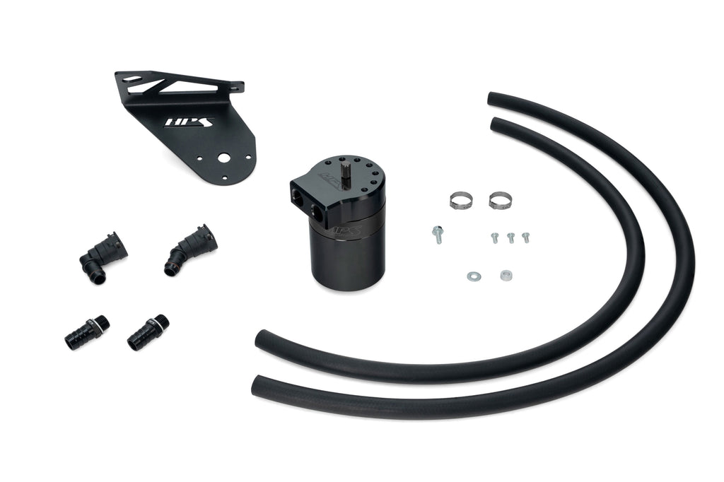 HPS Performance Plug and play oil catch can kit, separates oil from PCV system. (860-028WB)