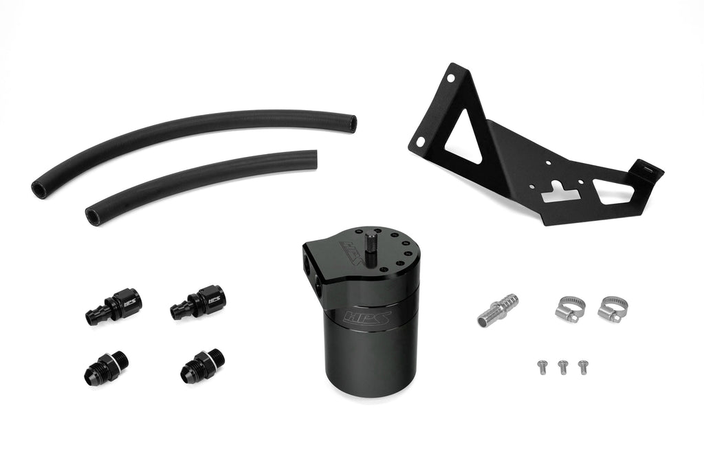 HPS Performance Plug and play oil catch can kit, separates oil from PCV system. (860-029WB)