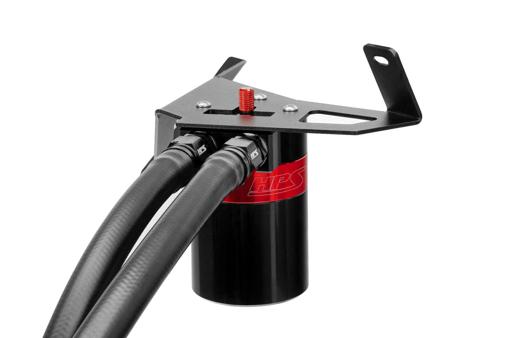 HPS Performance Plug and play oil catch can kit, separates oil from PCV system. (860-029)