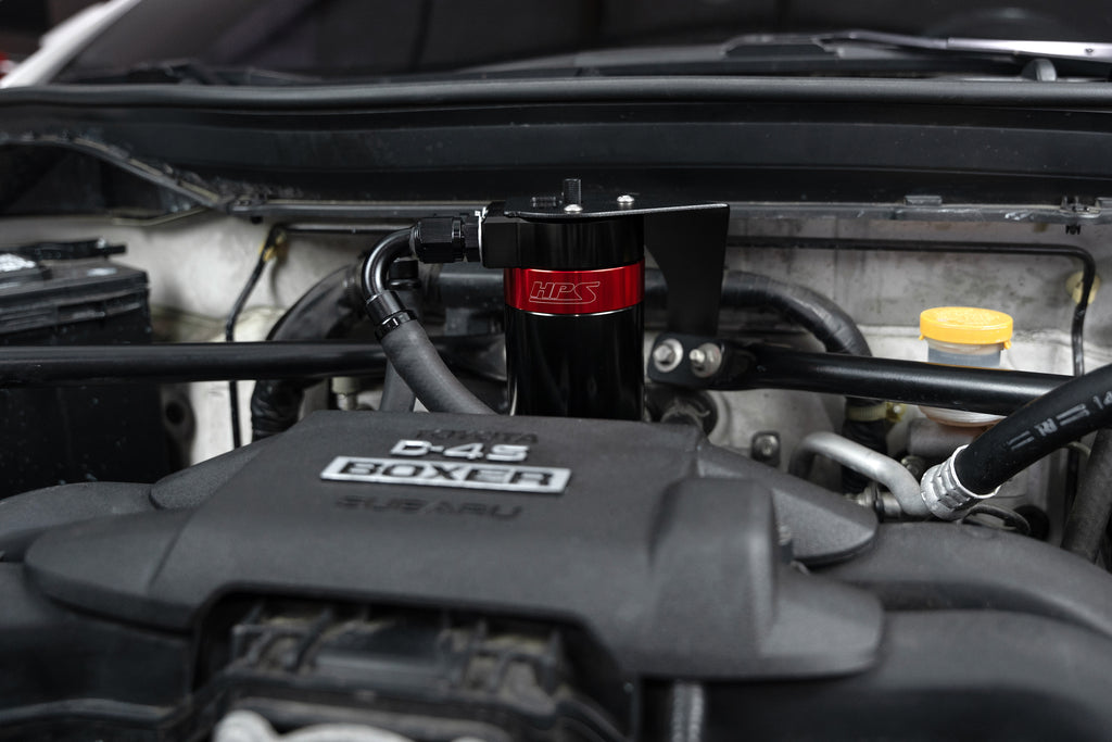 HPS Performance Oil Catch Can Kit Red (860-030)