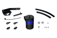 Load image into Gallery viewer, HPS Performance Plug and play oil catch can kit, separates oil from PCV system. (860-031BL)