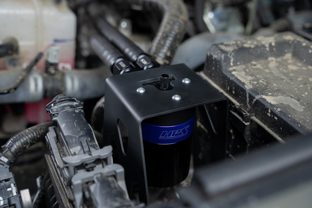 HPS Performance Oil Catch Can Kit Blue (860-032BL)