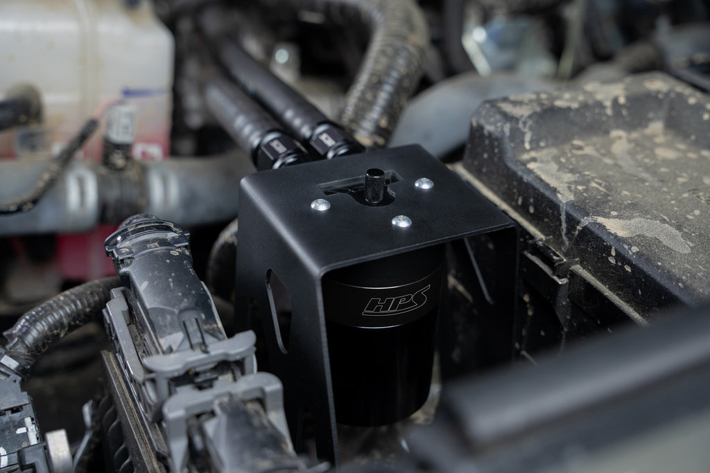 HPS Performance Oil Catch Can Kit Black (860-032WB)