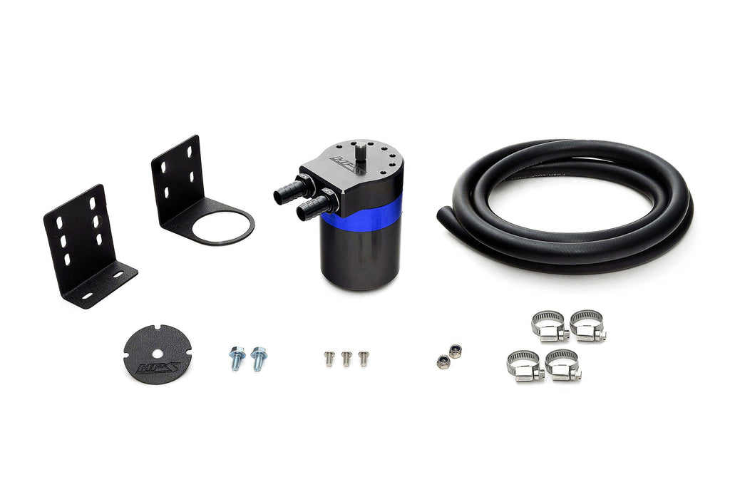 HPS Performance 1/2" Universal Oil Catch Can Kit Blue (861-502BL)