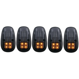 ANZO 1999-2002 Dodge Ram 3500 LED Cab Roof Light Kit Smoke 5pc (861098)