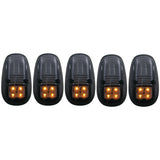 ANZO 1999-2002 Dodge Ram 3500 LED Cab Roof Light Kit Smoke 5pc (861098)