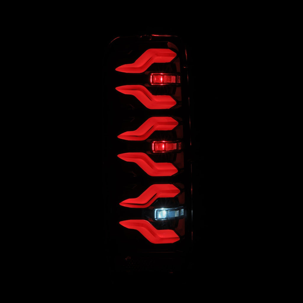 87-96 Ford F-Series/Bronco LUXX-Series LED Tail Lights Alpha-Black