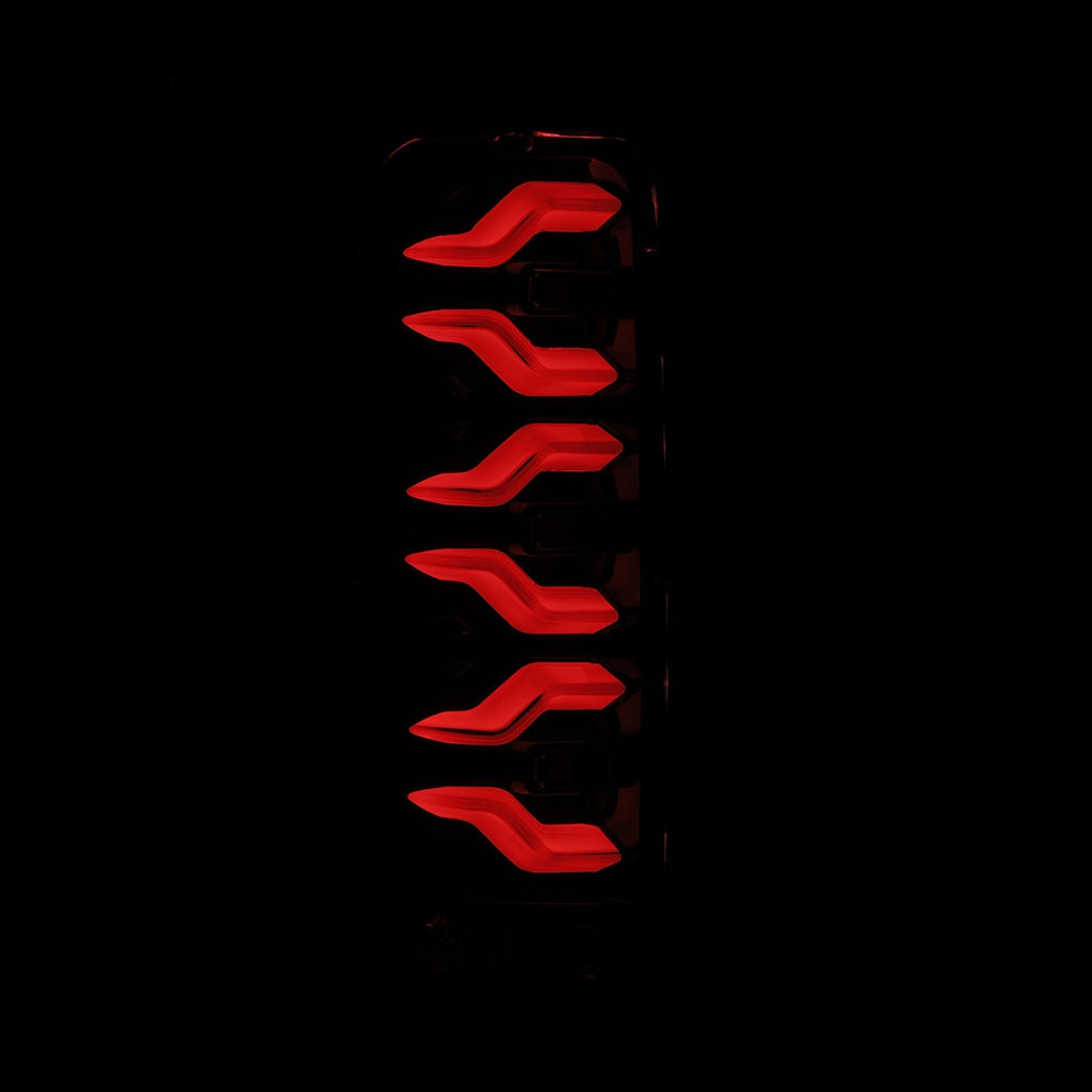 87-96 Ford F-Series/Bronco LUXX-Series LED Tail Lights Alpha-Black