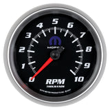 AutoMeter Mopar 3-3/8in 10K RPM In-Dash Tachometer Gauge - Black (880024)