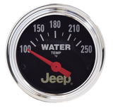 AutoMeter Jeep 52mm 100-250 Deg F Short Sweep Electronic Water Temperature Gauge (880241)