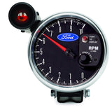 AutoMeter Ford 5in. 10K RPM Pedestal w/ Ext. Shift-Lite Tachometer Gauge (880827)