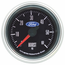 Load image into Gallery viewer, AutoMeter 52.4mm Mechanical Boost Gauge 60 PSI (880906)