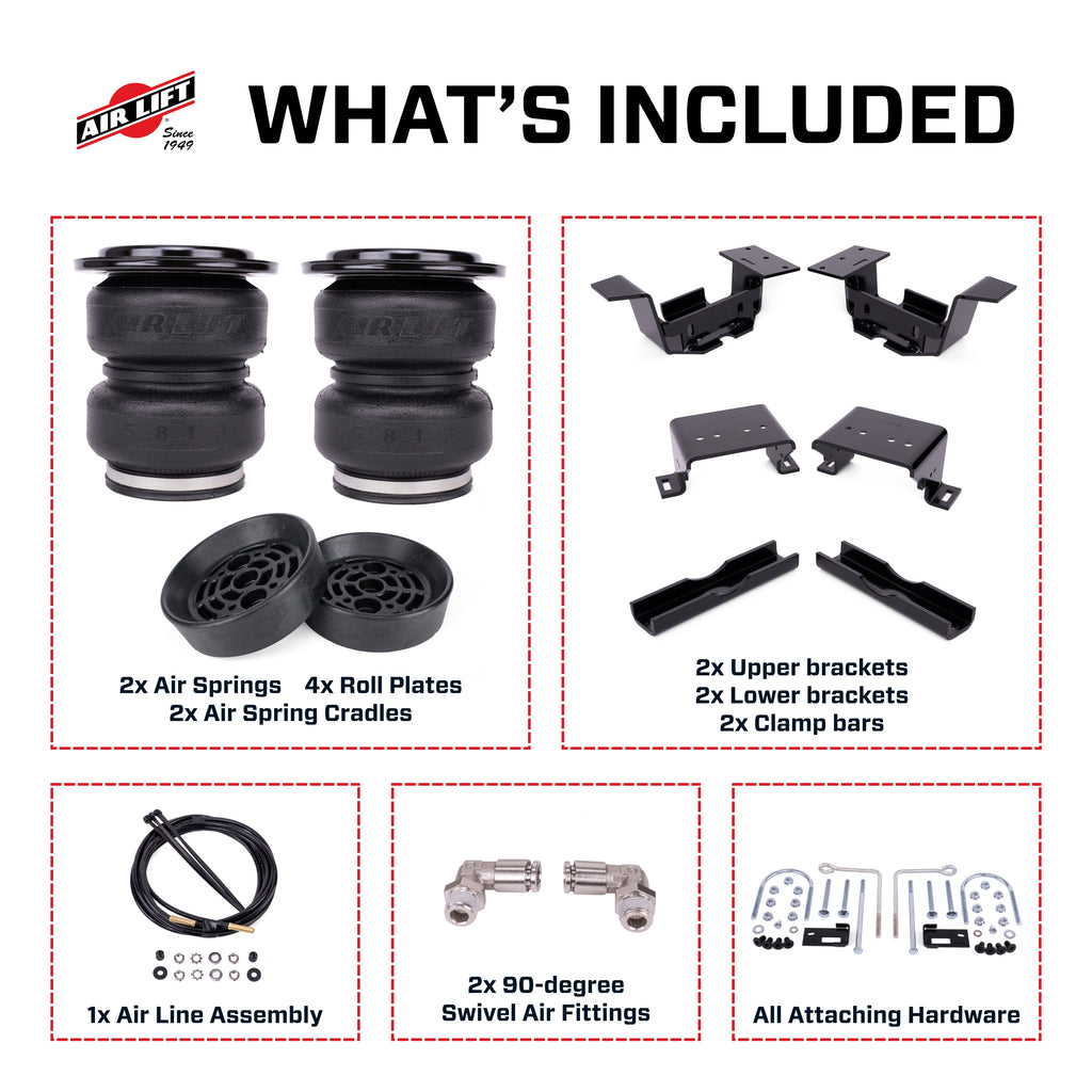 Air Lift 24-25 Chevy Silverado 2500HD ZR2 4WD Loadlifter 5000 Ultimate w/ Air Spring Cradle (88408)