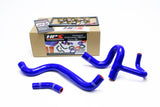 HPS Reinforced Blue Silicone Radiator Hose Kit Coolant for Dodge 12 16 Dart (57-1410-BLUE)