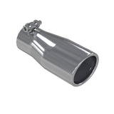 MBRP Exhaust Tip. 3 in. O.D. Oval 2in. let 7 1/16in. length. T304 (T5116)