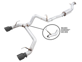 AWE Tuning AWE 0FG Catback Exhaust for Ford Bronco with BashGuardâ„¢ - Dual 4.5