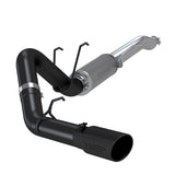 MBRP Exhaust 4in. Resonator Back Single Side Black Coated (S5247BLK)