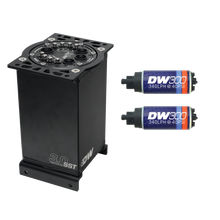 Load image into Gallery viewer, DeatschWerks 3.0L Staged Surge Tank w/ DW300 Fuel Pumps (6-301-30ST)