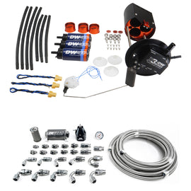 DeatschWerks 05-18 GM Truck X3 Module with DW400 Pumps and PTFE 8AN Plumbing Kit (9-401-604-7016)