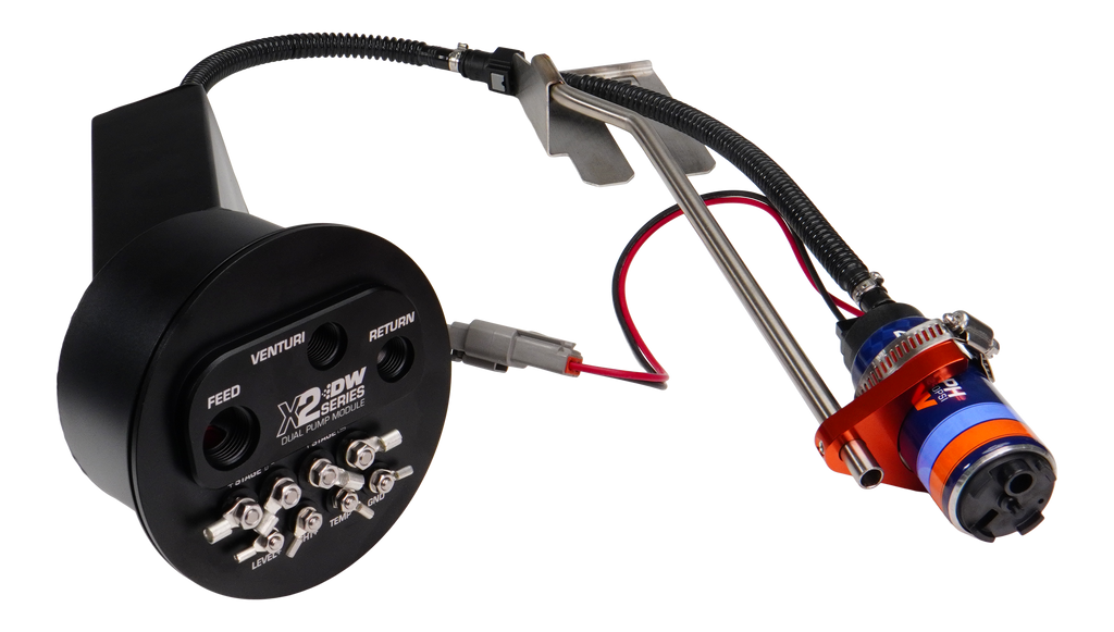 DeatschWerks 94-02 Nissan Silvia and Skyline X2 Surge Module with DW420 Pumps and Install Kit (9-421-7022)