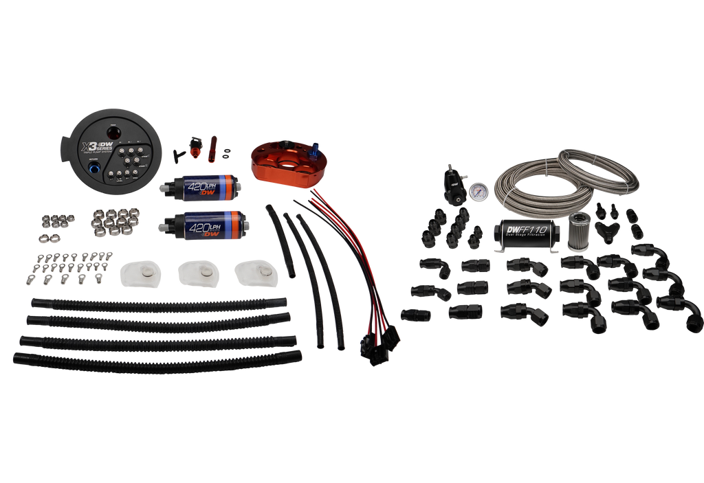 DeatschWerks A90/91 Supra/G8X BMW M3/M4 Fuel Pump Module w/ Dual DW420 Pumps and PTFE Return (9-422-627-7080)