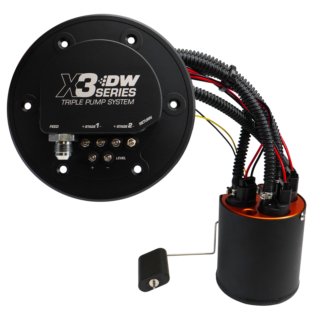 DeatschWerks 98-04 Ford Mustang X3 Module with DW430C Pumps and Install Kit (9-437-7034)