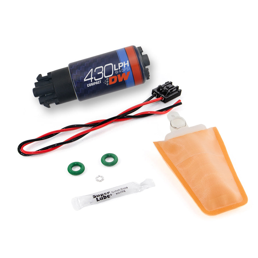 DeatschWerks 05-10 Scion TC DW430C 430lph Compact Fuel Pump with Clips (9-439-1006)