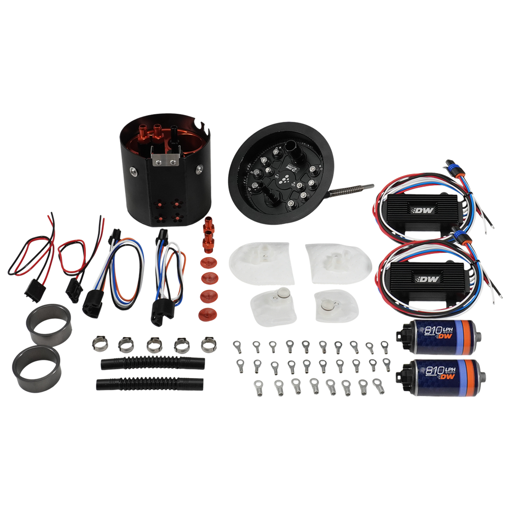 DeatschWerks 06-13 BMW E9X/E8X X2 Dual Pump Module w/ Dual DW810 Brushless Fuel Pumps (9-811-7071)