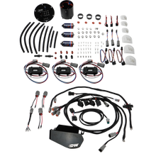 Load image into Gallery viewer, DeatschWerks 09-24 Nissan GT-R X3 Triple Pump Module w/ Triple DW810 Pumps/Controllers/PNP Harness (9-811-C105-7021-PNP)