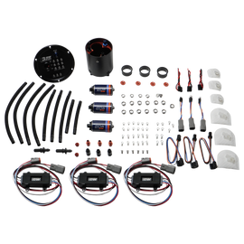 DeatschWerks 09-24 Nissan GT-R R35 X3 Triple Pump Module w/ Triple DW810 Pumps and Controllers (9-811-C105-7021)