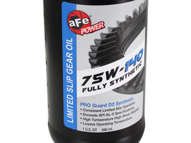 aFe Power Pro Guard D2 Synthetic Gear Oil, 75W140 1 Quart (90-20101)