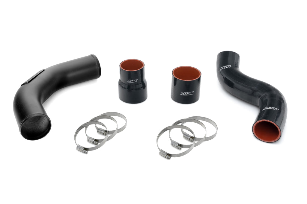 HPS Performance Hot and Cold Side Turbo Charge Pipe Kit Black (17-164WB)