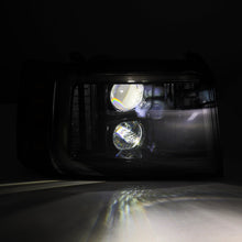 Load image into Gallery viewer, 92-96 Ford F-Series/Bronco LUXX-Series LED Projector Headlights Alpha-Black