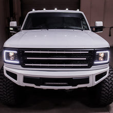 Load image into Gallery viewer, 92-96 Ford F-Series/Bronco LUXX-Series LED Projector Headlights Alpha-Black