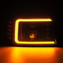 Load image into Gallery viewer, 92-96 Ford F-Series/Bronco LUXX-Series LED Projector Headlights Alpha-Black