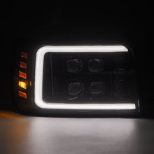 Load image into Gallery viewer, 92-96 Ford F-Series/Bronco NOVA-Series LED Projector Headlights Alpha-Black