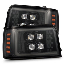 Load image into Gallery viewer, 92-96 Ford F-Series/Bronco NOVA-Series LED Projector Headlights Alpha-Black
