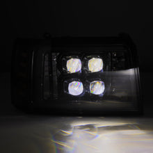 Load image into Gallery viewer, 92-96 Ford F-Series/Bronco NOVA-Series LED Projector Headlights Alpha-Black