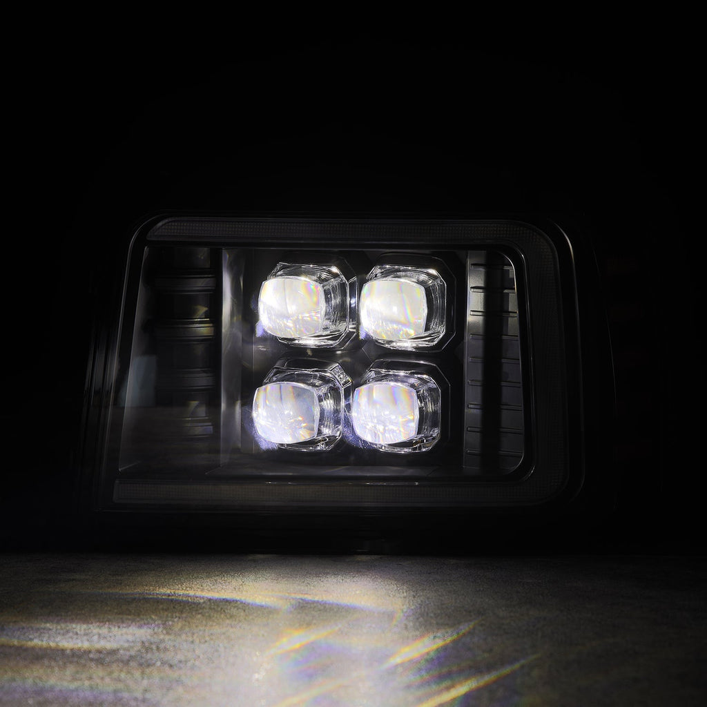 92-96 Ford F-Series/Bronco NOVA-Series LED Projector Headlights Black