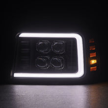 Load image into Gallery viewer, 92-96 Ford F-Series/Bronco NOVA-Series LED Projector Headlights Black