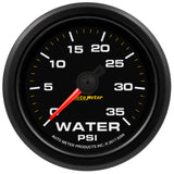 AutoMeter Extreme Environment 2-1/16in 35PSI Water Pressure Gauge w/ Warning (9266)