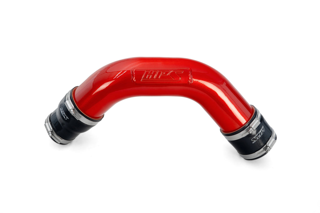 HPS Performance Hot and Cold Side Turbo Charge Pipe Kit Red (17-164R)