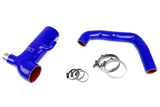 HPS Blue Reinforced Silicone Post MAF Air Intake Hose + Sound Tube 2pc Kit (57-1293-BLUE)