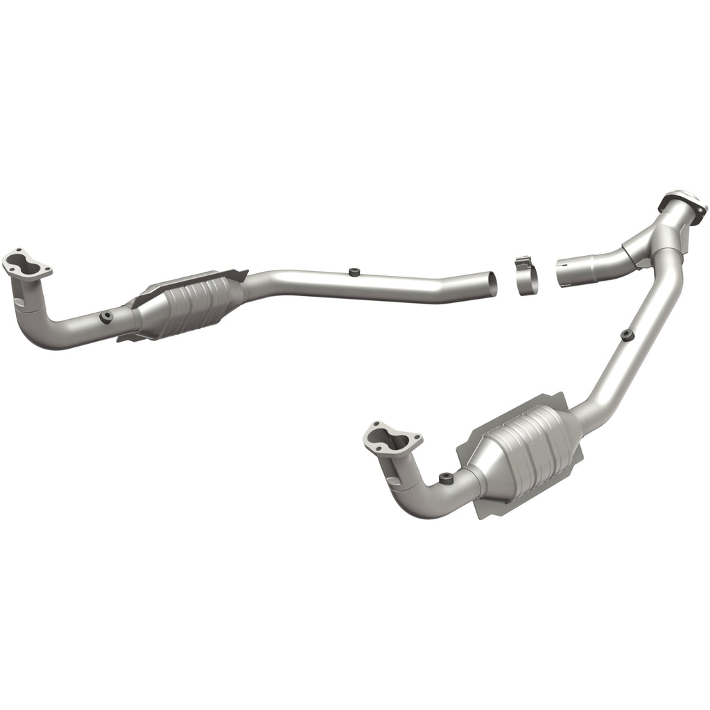 MagnaFlow Conv DF 97 Land Rover Defender 90 4.0L Y-Pipe Assy / 96-99 Discovery 4.0L Y-Pipe Assy (93690)