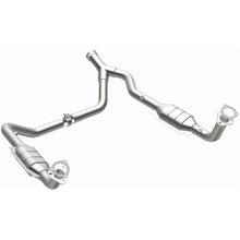 Load image into Gallery viewer, MagnaFlow Conv DF 95-99 Range Rover 4.0/4.6L GEMS Y-Pipe Assembly *NOT FOR SALE IN CALIFORNIA* (93694)