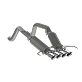 MBRP Exhaust 3in. Dual Muffler Axle Back with Quad 4in. Dual Wall Tips T304 (S7030304)