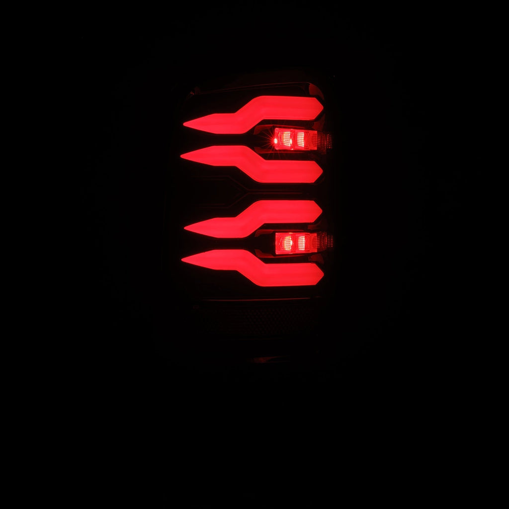 94-01 Dodge Ram 1500/94-02 Ram 2500/3500 LUXX-Series LED Tail Lights Black Red